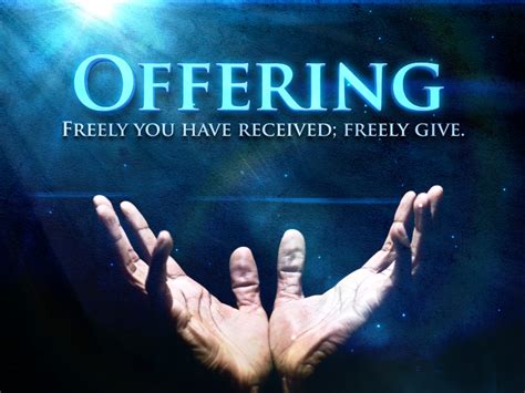Our offering .
